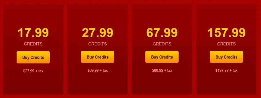 Livejasmin review Credit Bundles