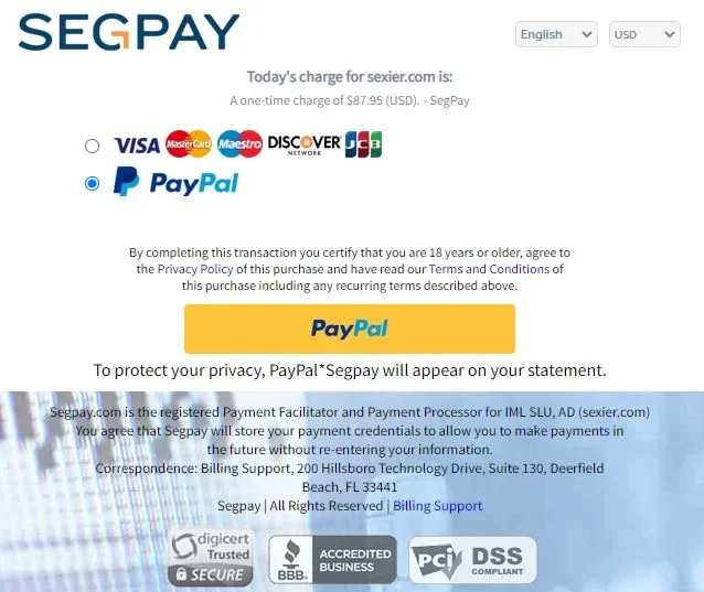 Cam Sites That Accept PayPal Sexier