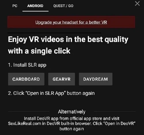 VR Chat Rooms SexLikeReal