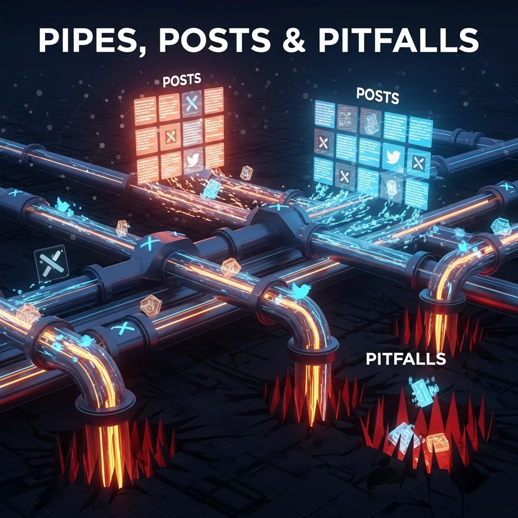 Reddit and Twitter traffic for cam site affiliates. pipes posts and pitfalls